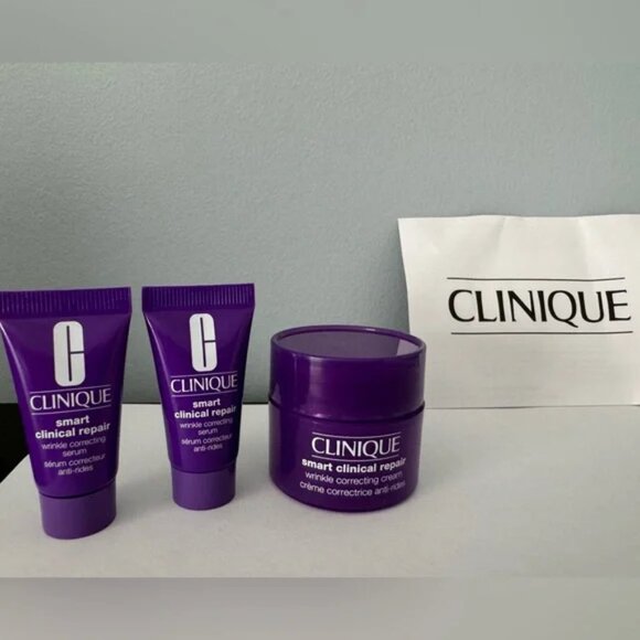 Clinique Smart Clinical Repair Set: Wrinkle Correcting Cream and Serum (new!) - Picture 1 of 5